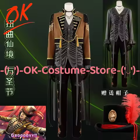 [Customized Size] Twisted Wonderland 2023 Halloween Leona Kingscholar Cosplay Costume Hat Playful La