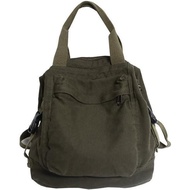 Sumleno Small Boho Canvas Backpack for Women Vintage Style Outdoor Travel Bag Casual Daypack Grunge 