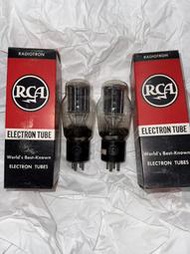 WhiteNoise愛樂人]RCA 2A3 黑屏方環 原裝盒 ㄧ對 (真空管 擴大機)