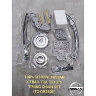 100% GENUINE NISSAN X- TRAIL T30 T31 2.5 TIMING CHAIN SET (TC-QR25DE)