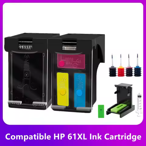61 XL refillable cartridge replacement for HP 61XL HP61 cartridge Deskjet 1000 1050 1050A 1510 2000 