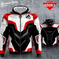 AVENGERS Endgame Quantum Realm Hoodie by Artlantis Store - Putih, XXL