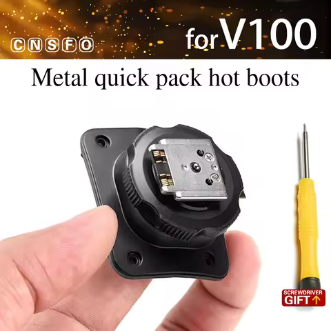 Hot Shoe Holder Replacement for V100 Series Speedlite, Compatible with Canon Sony Nikon Fuji Olympus