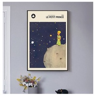 พิมพ์ Nursery Wall Art ภาพวาดผ้าใบ Le Petit Prince ปกหนังสือโปสเตอร์ Kids Room Wall Decor The Little