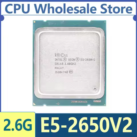 Intel Xeon E5-2650V2 E5 2650V2 E5 2650 V2 2.6 GHz SR1A8 Eight-Core Sixteen-Thread CPU Processor 20M 