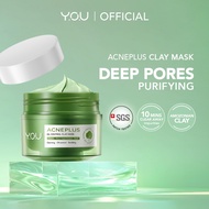 [MEMBERSHIP REDEMPTION] YOU AcnePlus Oil Control Clay Mask Tanah Liat 4D Centella Amazonian 50g