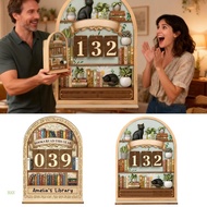 HAN Books Read This Year Counter Valentines Day Gifts For Women Readers Counter Trackers Bookshelf D