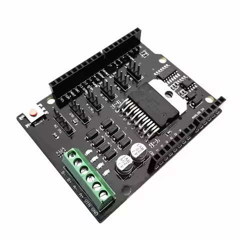For Arduino R3 MEGA2560 Dual Channel DC Motor Driver Shield Expansion Board L298NH Module Driving Mo
