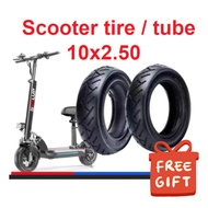 Tayar scooter 10x2.50 Tubeless Tyre & Inner Tube  Skuter10 x 2.50 Xiao-Mi M365 beam electric Scooter