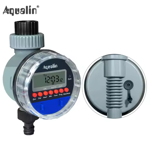 Automatic Electronic Ball Valve Water Timer Home Waterproof Garden Watering Timer Irrigation Control