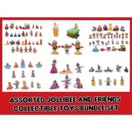 Jolly Kiddie Meal Collectible Toys Bundle Set -Jollibee - Hetty - Twirlie - Popo - Yum