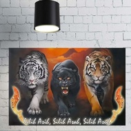 POSTER DINDING JUMBO3 HARIMAU (D2) HIASAN DINDING BISA COD