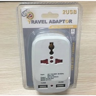 KS  TRAVEL  ADAPTOR  2  USB