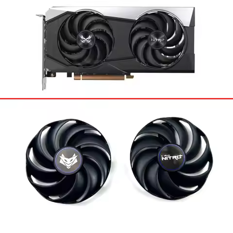 NEW Original Cooling Fan 6pin 87mm CF9010H12D AMD RX 6600 XT GPU Fan For Sapphire Nitro+ AMD Radeon 