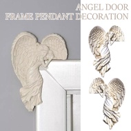 Angel Wings Home Gift Resin Craft Door Frame Ornament And Door Garden Ornament Indoor Outdoor J3j7