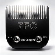 7FC#3.2mm Pet Grooming Clipper Blade A5, Dog Shaver Blade Fits Andis Oster Wahl