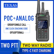 WALKIE TALKIE HT HYBRID POC DAN ANALOG UHF PERMANEN