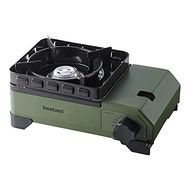 Iwatani Iwatani Body: Steel plate Cassette stove Tough Maru Jr. Made in Japan Dutch oven can be used Olive