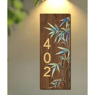 Chinese style auspicious retro 3DUnit Number Signage HDB Unit Customised Unit Sign door sign  door u