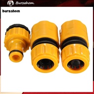 BUR_ 3Pcs 1/2Inch 3/4Inch Garden Water Hose Pipe Fitting Quick Tap Connector Adaptor