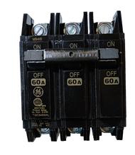 60A Circuit Breaker 3 Pole Three Phase Bolt-on TQC ( GE) 60A 3P Circuit Breakers