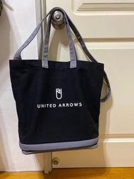 United arrows 7-11 兩用帆布托特包（未使用）