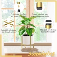 [Sunnimix2] Adjustable Plant Stand Mid Century Plant Holder Home Stylish Corner Iron Item Stand for Indoor Outdoor Living Room
