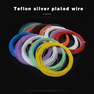 Teflon Silver Plated Wire 30AWG 28AWG AF200 High Temperature Resistant Teflon Signal Wire Electronic