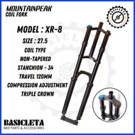 ♗ ❆ ▌ AIR SUSPENSION FORK TRIPLE CROWN MOUNTAINPEAK AIR SUSPENSION FORK ALLOY FORK MID TRAIL FORK