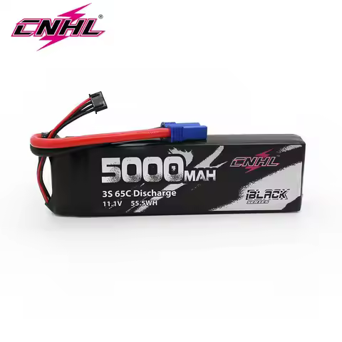 CNHL Lipo Battery 3S 4S 6S 11.1V 14.8V 22.2V 5000mAh 65C with EC5 XT90 Plug For RC Car Truck Aircraf
