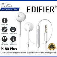 EDIFIER P180 PLUS / P180 USB-C / P205 CLASSIC WIRED EARPHONE WITH IN-LINE MULTI CONTROL AND BUILT IN