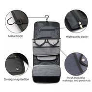 防水旅行套裝浴室剃鬚收納袋滌綸洗浴用品和帶把手掛鉤的洗滌用品  ggmckp Waterproof Travel Kit Bathroom Shaving Organizer Polyester To