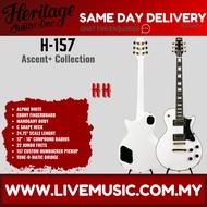 Heritage Ascent+ Collection H-157 Electric Guitar, Alpine White