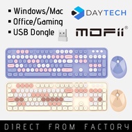 [SG Stock] Wireless Keyboard Mouse Set with USB Dongle by MOFII (N520, Sweet)
