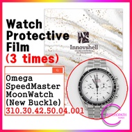 Protection Films for Omega SpeedMaster MoonWatch (New Buckle) 310.30.42.50.04.001 (3 sheets)  / Scratch &amp; Contamination Prevention Stickers Film / watch care