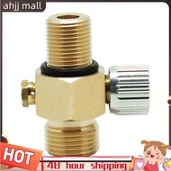 CO2 Tank Valve Air Tank CO2 Bottle Cylinder Air Tank Gas Filling Adapter with On/Off Thread M18x1.5