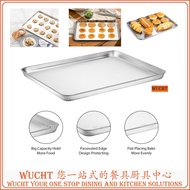 【WUCHT】18" x 13" x 1"   Heavy Duty Aluminium Half Size Bun Baking Tray 45 x 33 Baking Sheet Bun Pan