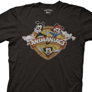 Men Funny T Shirt Cool Tshirt Animaniacs Shield Logo With Pinky Amp The Brain Adult T Shirt XS-4XL-5XL-6XL