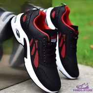 COD - Sepatu Snakers Pria dua Warna Sepatu Olahraga Jogging Laki Laki Sepatu Tali