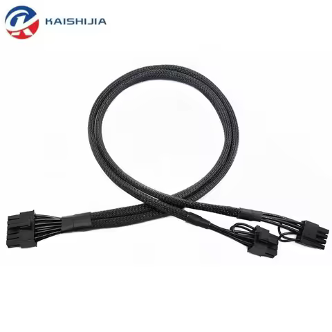 Seasonic SS-1000XP Modular Power Supply PSU 12Pin to Dual PCIE 8Pin 6+2Pin Graphics Card Adapter Cab