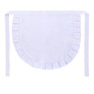 SUN2ROSE Girls Cosplay Waist Apron Tight Costume, White Half Apron Kitchen Party Favors Also Fits fo