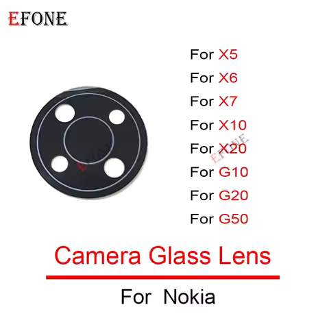 For Nokia G50 G20 G10 X20 X10 C5 5.1 6.1 Plus X5 X6 X7 Lumia 535 950 950XL 1520 Back Rear Camera Gla