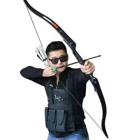 56-inch metal bow with arrow stand Hawkeye II split bow and arrow recurve bow