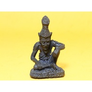 Phra Lersi Narai  /  Nur Nawak,Width 3 cm x Height 4.5 cm.with 3 Takruts at Bottom.