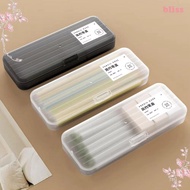 BLISS Storage Box, High-quality Transparent Pencil Holder, Convenient Durable Plastic Large Capacity