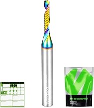 O Flute Upcut Spiral Rouer Bit 1/4 Inch Shank 1/8" Cutting Dia. 3/4" CL. 2-1/2"OVL. Carbide Single F
