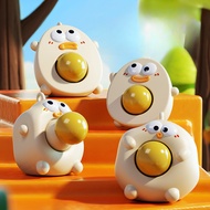 Popular stress-relieving squishy egg toy - press to blow bubbles, creative and cute stress-relieving