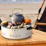 [Homyl478] Grill BBQ Tea Stoves with Grill Rack Table