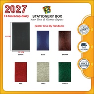 2027 F4 Diary - 1 Day 1 Page Hard Cover Large Size Foolscap Folio Diary Notebook [READY STOCK]