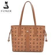 FOXER official store women handbag new design shoulder bag large capacity Womens Tote Bags with zipp